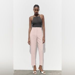 Zara Black Top with Pink Trousers Jumpsuit